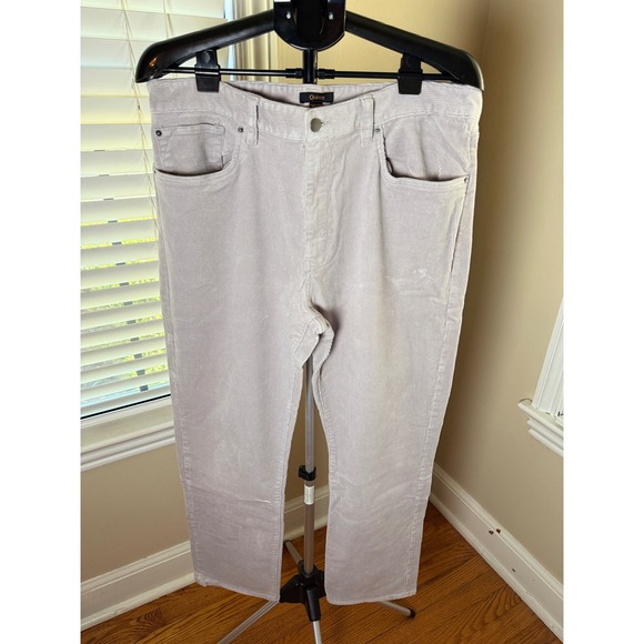 Quince Other - Quince Mens Organic Stretch Corduroy 5-Pocket Pants Granite Grey 36x32 LB111804